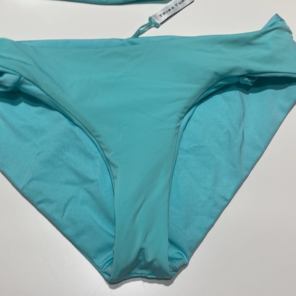 Trina Turk Getaway Off The Shoulder Bandeau Bikini Set - Picture 14 of 16